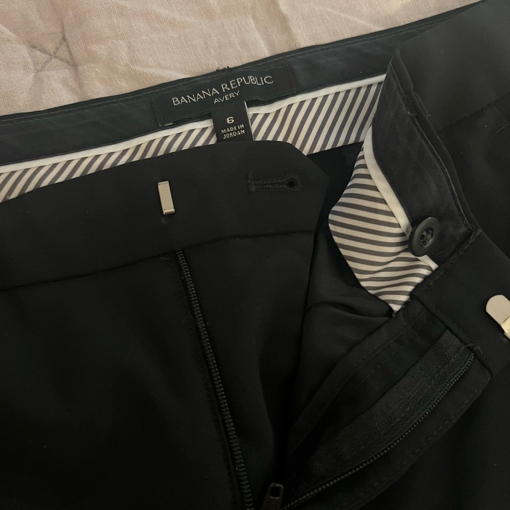 Banana Republic Black Avery Trousers - Picture 2 of 2